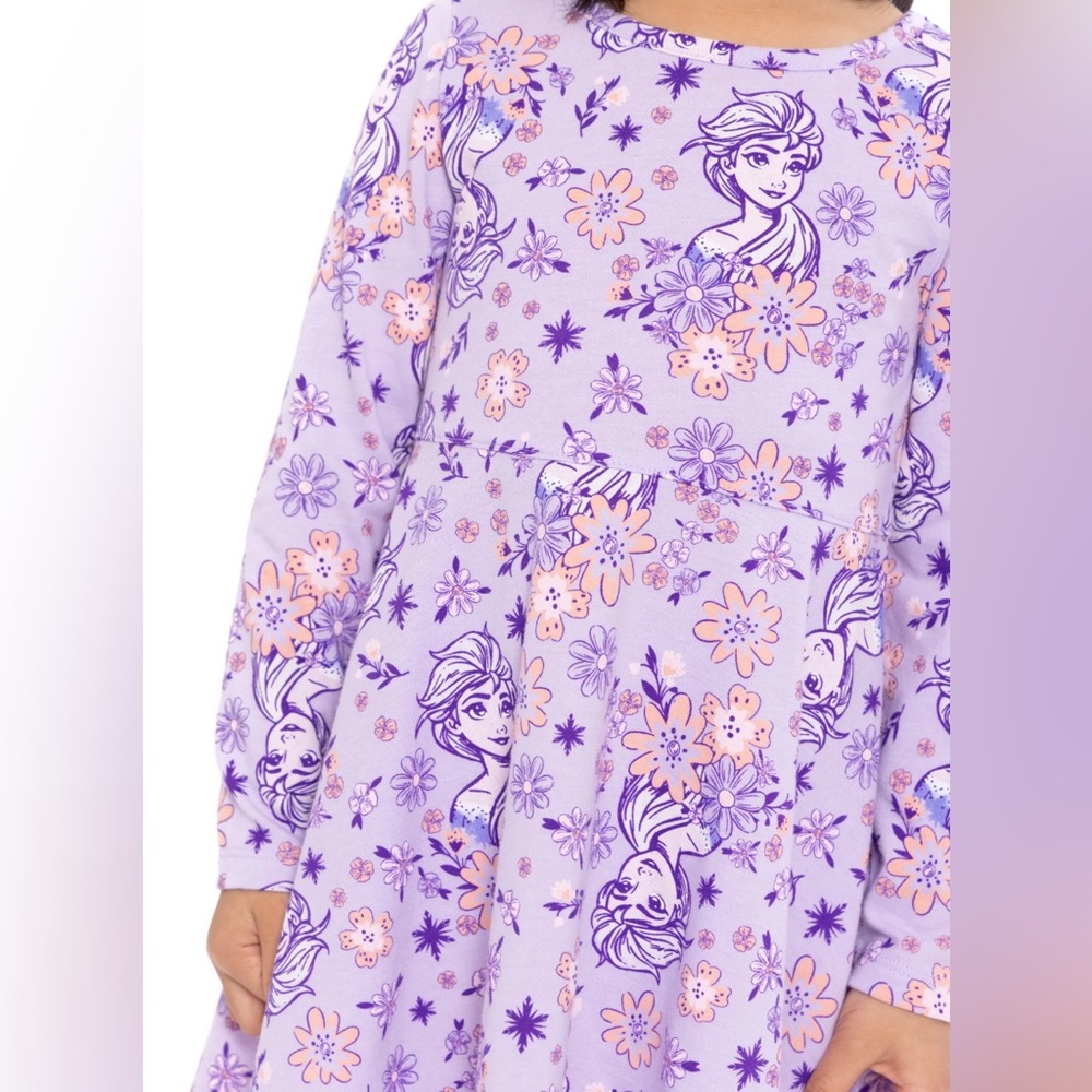 Disney‎ Frozen Toddler Long Sleeve Dress NWT 12M & 2T - Picture 6 of 6